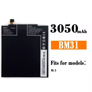 Genuine cell phone battery BM31 for Xiaomi mi 3
