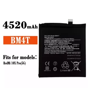 Genuine cell phone battery BM4T for Xiaomi Redmi 10X Pro