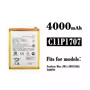 Genuine cell phone battery C11P1707 for Asus ZenFone Max (M1)