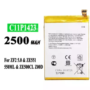 Genuine cell phone battery C11P1423 for Asus Zenfone 2 5.0 / ZE551 / 550ML / ZE500CL / Z00D