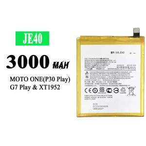 Genuine cell phone battery JE40 for Motorola Moto G7 / Moto G7 Play / Moto One / P30 Play