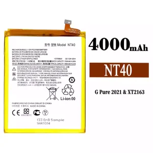 Genuine cell phone battery NT40 for Motorola G Pure 2021 / E20 / K14