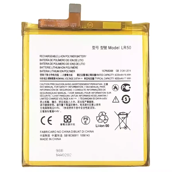 Batterie Originale Pour Motorola Moto Edge - Référence XT2063-4 (LR50) - Occasion