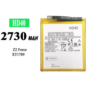 Genuine cell phone battery HD40 for Motorola Moto Z2 Force / Z Force Edition 2nd gen
