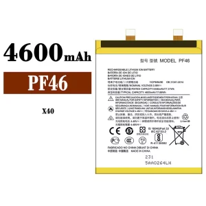 Genuine cell phone battery PF46 for Motorola X40
