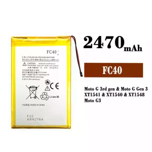 Genuine cell phone battery FC40 for Motorola Moto G 3rd gen / Moto G Gen 3 / Moto G3