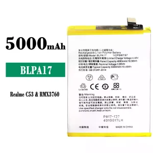 Genuine cell phone battery BLPA17 for OPPO Realme C53 / C67 NFC / C65 4G / C67 4G
