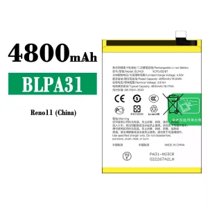 Genuine cell phone battery BLPA31 for OPPO Reno 11