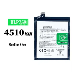 Genuine cell phone battery BLP759 for OnePlus 8 Pro