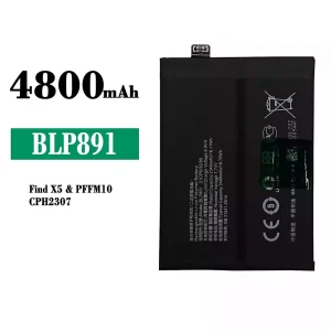 Genuine cell phone battery BLP891 for OPPO Find X5