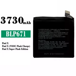 Genuine cell phone battery BLP671 for OPPO Find X