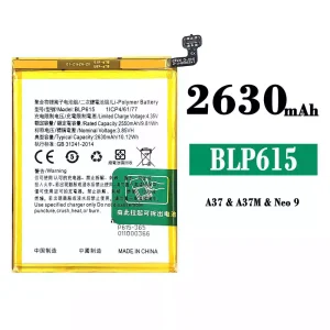 Genuine cell phone battery BLP615 for OPPO A37 /A37M /Neo 9