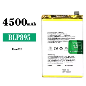 Genuine cell phone battery BLP895 for OPPO Reno 7 SE