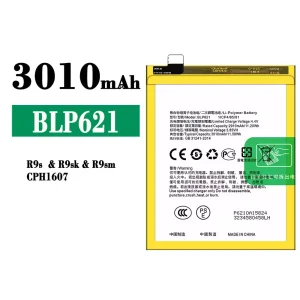 Genuine cell phone battery BLP621 for OPPO R9s/R9sk/R9sm