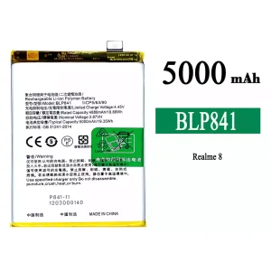 Genuine cell phone battery BLP841 for OPPO Realme 8