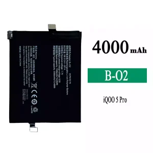 Genuine cell phone battery B-O2 for VIVO iQOO 5 Pro