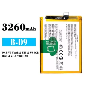 Genuine cell phone battery B-D9 for VIVO V9 / V9 Youth