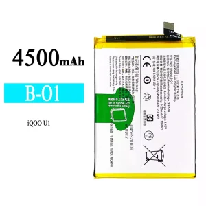 Genuine cell phone battery B-O1 for VIVO iQOO U1