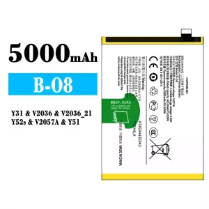 Genuine cell phone battery B-O8 for VIVO Y31/Y52s/Y51
