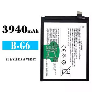 Genuine cell phone battery B-G6 for VIVO S1