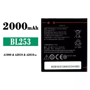 Genuine cell phone battery BL253 for Lenovo A1000/A2010/A2010-a