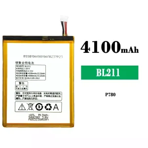 Genuine cell phone battery BL211 for Lenovo P780