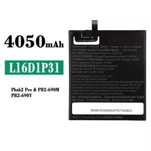 Genuine cell phone battery L16D1P31 for Lenovo Phab2 Pro/PB2-690M/PB2-690Y