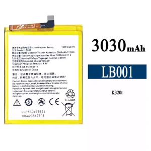 Genuine cell phone battery LB001 for Lenovo K320T