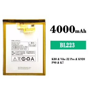 Genuine cell phone battery BL223 for Lenovo K80/VIBE Z2 pro/P90/K7