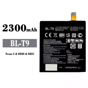 Genuine cell phone battery BL-T9 for LG Nexus 5