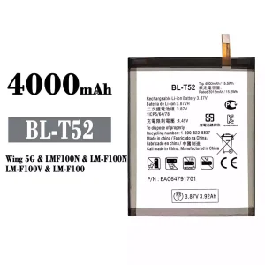 Genuine cell phone battery BL-T52 for LG Wing 5G