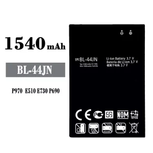 Genuine cell phone battery BL-44JN for LG P970/E510/E730/P690