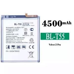 Genuine cell phone battery BL-T55 for LG Velvet 2 Pro