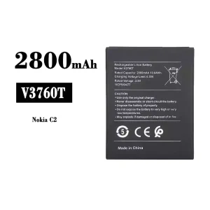 Genuine cell phone battery V3760T for Nokia C2