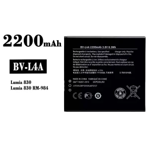 Genuine cell phone battery BV-L4A for Nokia Lumia 830