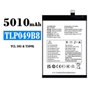 Genuine cell phone battery TLP049B8 for Alcatel TCL 505/T509K