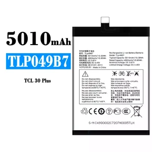 Genuine cell phone battery TLP49B7 for Alcatel TCL 30 Plus