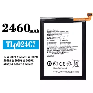Genuine cell phone battery TLP024C1 for Alcatel 1x