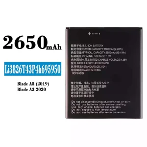 Genuine cell phone battery Li3826T43P4h695950 for ZTE Blade A5(2019)/A3 (2020)
