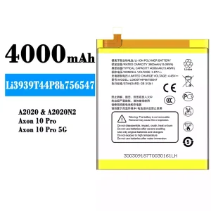 Genuine cell phone battery Li3939T44P8h756547 for ZTE Axon 10 Pro