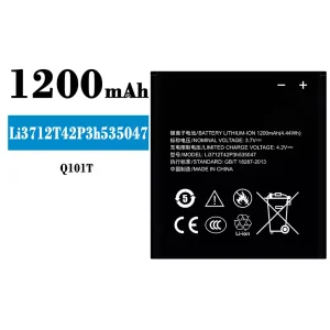 Genuine cell phone battery Li3712T42P3h535047 for ZTE Q101T