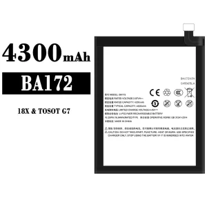Genuine cell phone battery BA172 for Meizu 18X/TOSOT G7