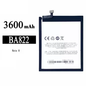Genuine cell phone battery BA822 for Meizu NOTE 8