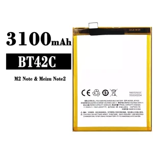 Genuine cell phone battery BT42C for Meizu Note2/M2 Note