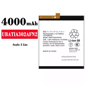 Genuine cell phone battery UBATIA302AFN2 for Sharp Sense 3 lite