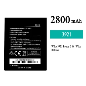 Genuine cell phone battery 3921 for WIKO LENNY 5