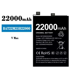 Genuine cell phone battery BAT22M23H22000 for Doogee V Max