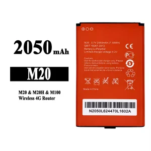 Genuine cell phone battery M20 for Benteng M20H/M100