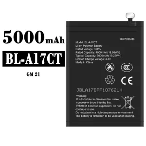 Genuine cell phone battery BL-A17CT for General Mobile GM 21