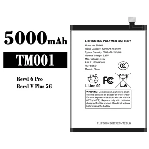 Genuine cell phone battery TM001 for T-Mobile Revvl 6 Pro/Revvl V Plus 5G